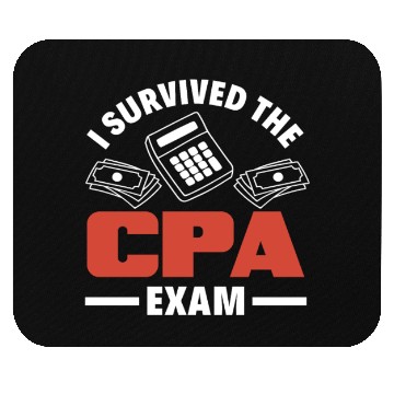 Discover I Survived The CPA Exam Funny Accountant Gift Mouse Pads