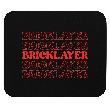 Discover Bricklayer Stonemason Bricklayer Brick Worker Mouse Pads