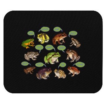Discover Frog Love Songs Mouse Pads