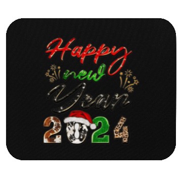 Discover Happy New year 2024 Mouse Pads