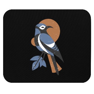 Discover Blue Jay Wild Bird Mouse Pads