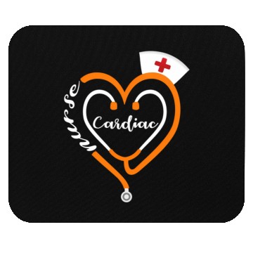 Discover Cardiac Nurse Halloween Stethoscope He Rn Mouse Pads