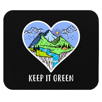 Discover Environment keep it green Mouse Pads