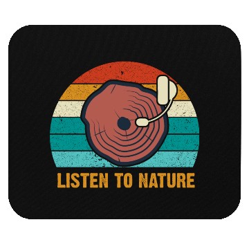 Discover Environment listen to nature Mouse Pads