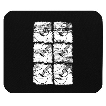 Discover Guitar Drawing Mouse Pads