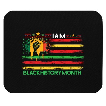 Discover i am black history month Mouse Pads