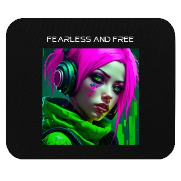 Discover Fearless And Free Mouse Pads