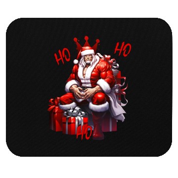 Discover Ho Ho Ho Gym Santa Mouse Pads