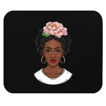 Discover Black girl, black girl magic, African American Mouse Pads