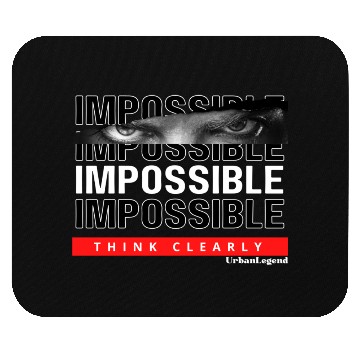 Discover Black and White Impossible Mouse Pads