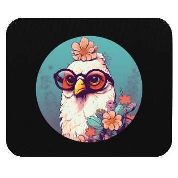 Discover Retro Style 80s 90s Vintage Chicken Lovers Mouse Pads