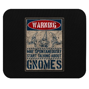 Discover Gnome Fantasy Christmas Mouse Pads