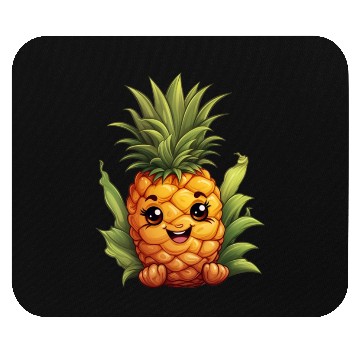 Discover A charming kawaii style pineapple Mouse Pads