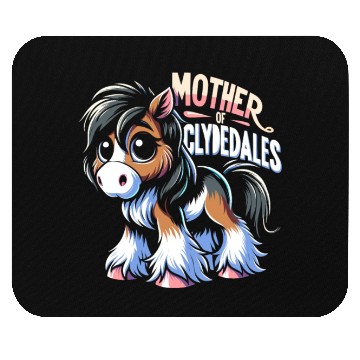 Discover Draught Horse Lover Giant Horse Breed Clydesdale Mouse Pads