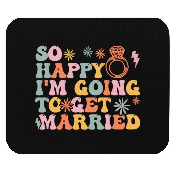 Discover Bride Bridal Party Engagement Mouse Pads
