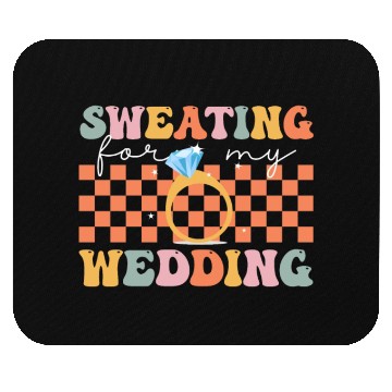 Discover Groovy Bride Bridal Party Workout Mouse Pads