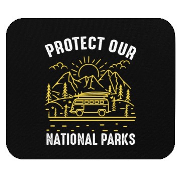 Discover Environment protect national parks Mouse Pads