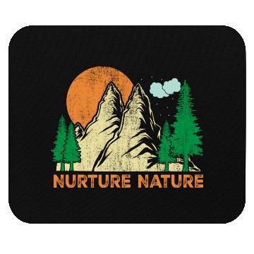 Discover Environment nurture nature Mouse Pads