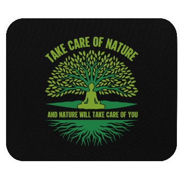 Discover Environment take care nature Mouse Pads