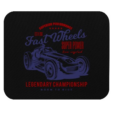 Discover Race Car Vintage Mouse Pads