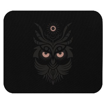 Discover Owl T Tattoo Style Design Vector 2 Colors Mouse Pads