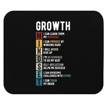 Discover growth mindset Mouse Pads