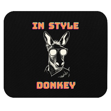 Discover In style Donkey retro Mouse Pads