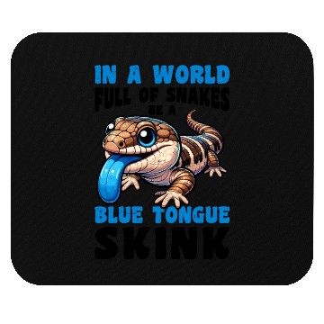 Discover Lizard Collector Reptile Lover Blue Tongue Skink Mouse Pads