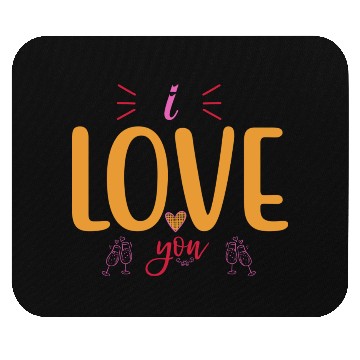 Discover Love You Mouse Pads
