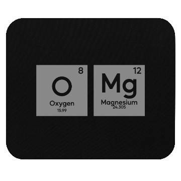 Discover OMG periodic table in chemistry Mouse Pads