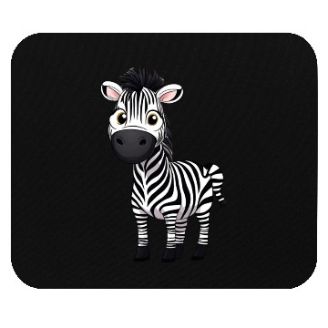 Discover Zebra Comic Mouse Pads