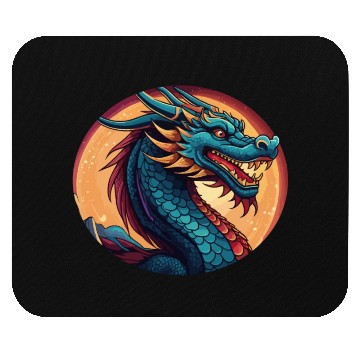 Discover traditional Chinese dragon Mouse Pads