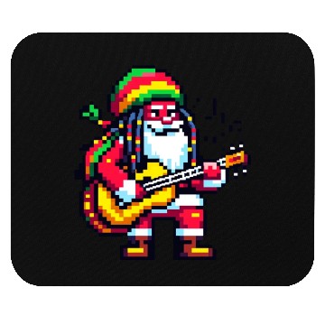 Discover Reggae Rhythms with Santa - Christmas Beat Mouse Pads