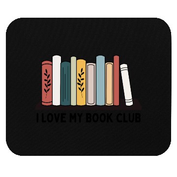 Discover I love my book club Mouse Pads