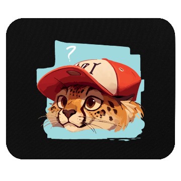Discover Surprised Cheetah Mouse Pads