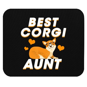 Discover Best Corgi Aunt Funny Dog Lover Mouse Pads
