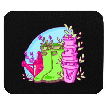 Discover The Secret Garden Neon Mouse Pads
