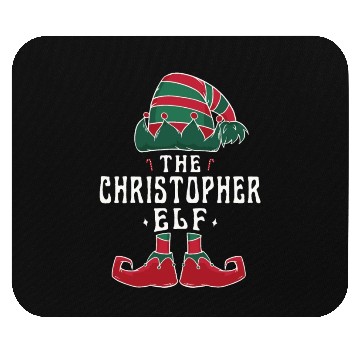 Discover Christopher Elf Family Matching Group Christmas Mouse Pads
