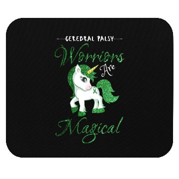 Discover Cerebral Palsy Warriors Are Magical Cute Green Mouse Pads