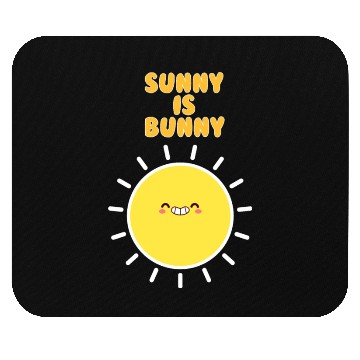 Discover sunny is bunny Mouse Pads