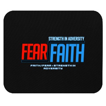Discover Faith Over Fear Mouse Pads