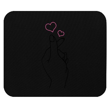 Discover K-Pop Hand Symbol He K-Drama Korean Pop Music Fan Mouse Pads