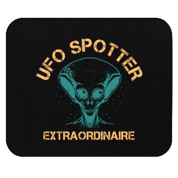 Discover Alien, Aliens, UFO, UAP, Space Unknown Flight Mouse Pads