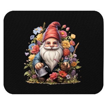 Discover 3D christmas sticker circle Santa Claus Mouse Pads