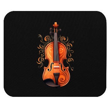 Discover Violinist Violin Music Art Violin Player Mouse Pads