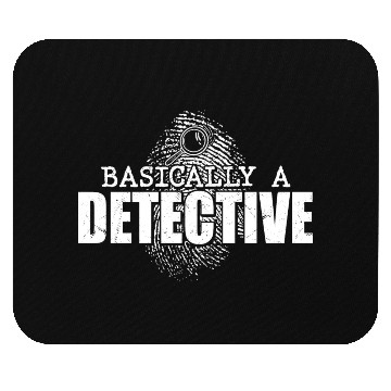 Discover Basically A Detective True Crime Murder Show Mouse Pads