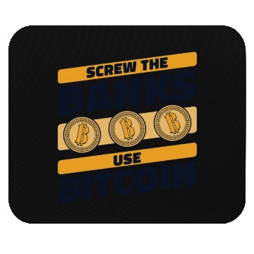 Discover Screw The Banks Use Bitcoin Blockchains Crypto Mouse Pads