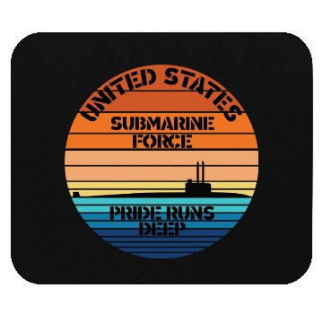 Discover Sunset Us Submarine Force Pride Runs Deep Mouse Pads