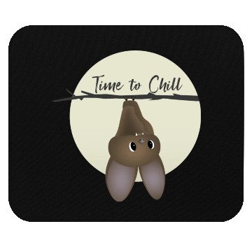 Discover Bat - Time to Chill Mouse Pads