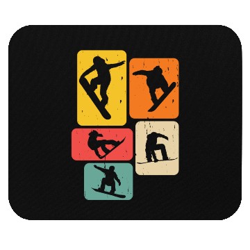 Discover Snowboarding Gift For Snowboarders Mouse Pads